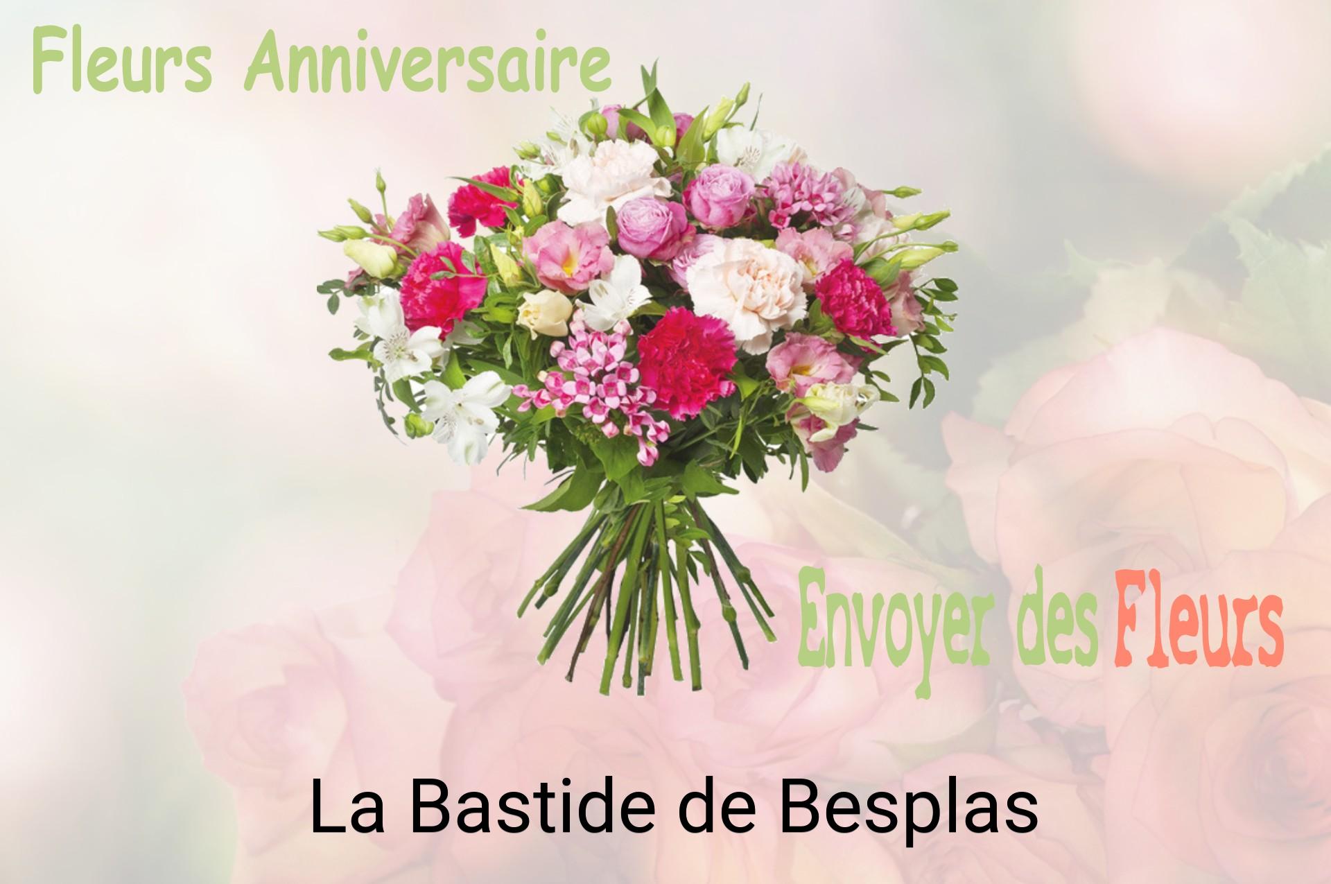 Bouquet de fleurs d’anniversaire livré à La Bastide-de-Besplas