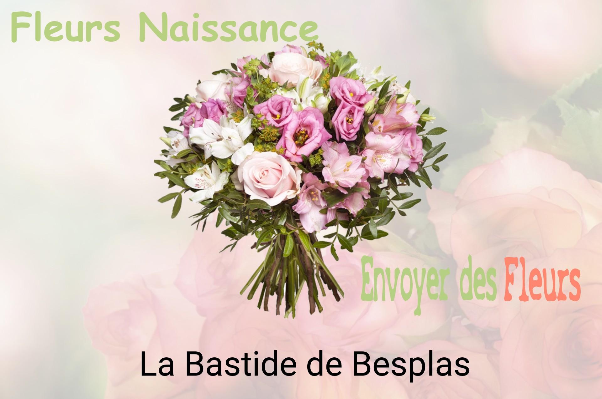 Bouquet de fleurs de naissance livré à La Bastide-de-Besplas
